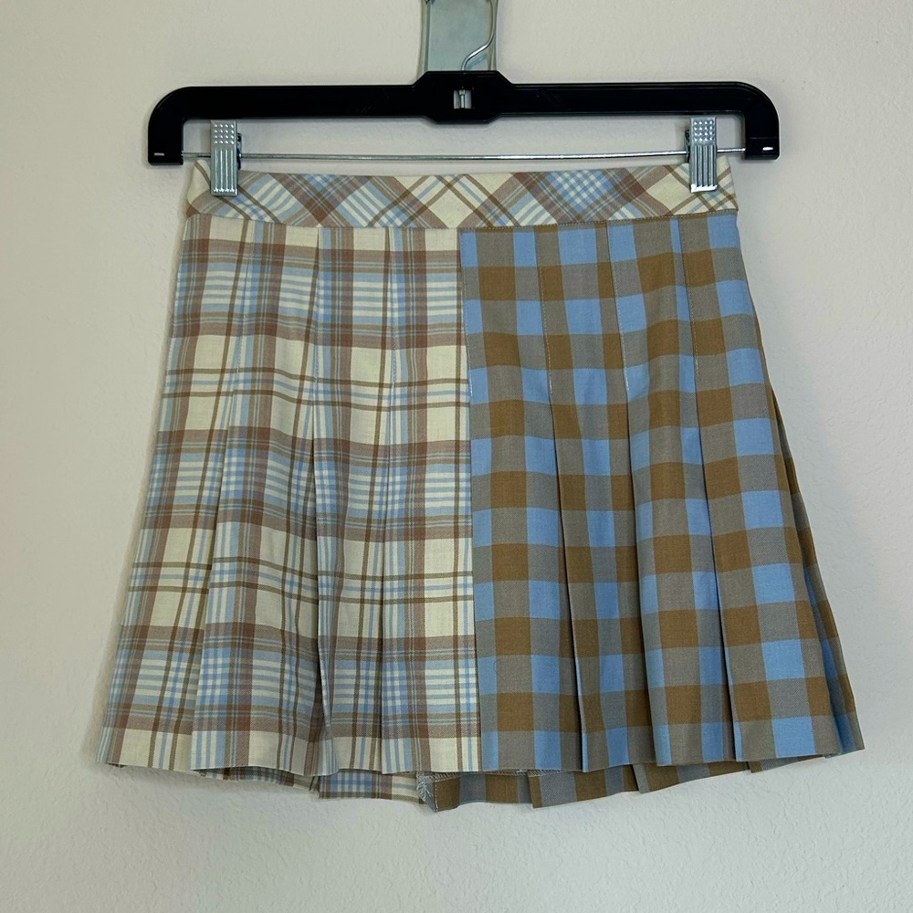Aritzia Sunday best plaid skirt
